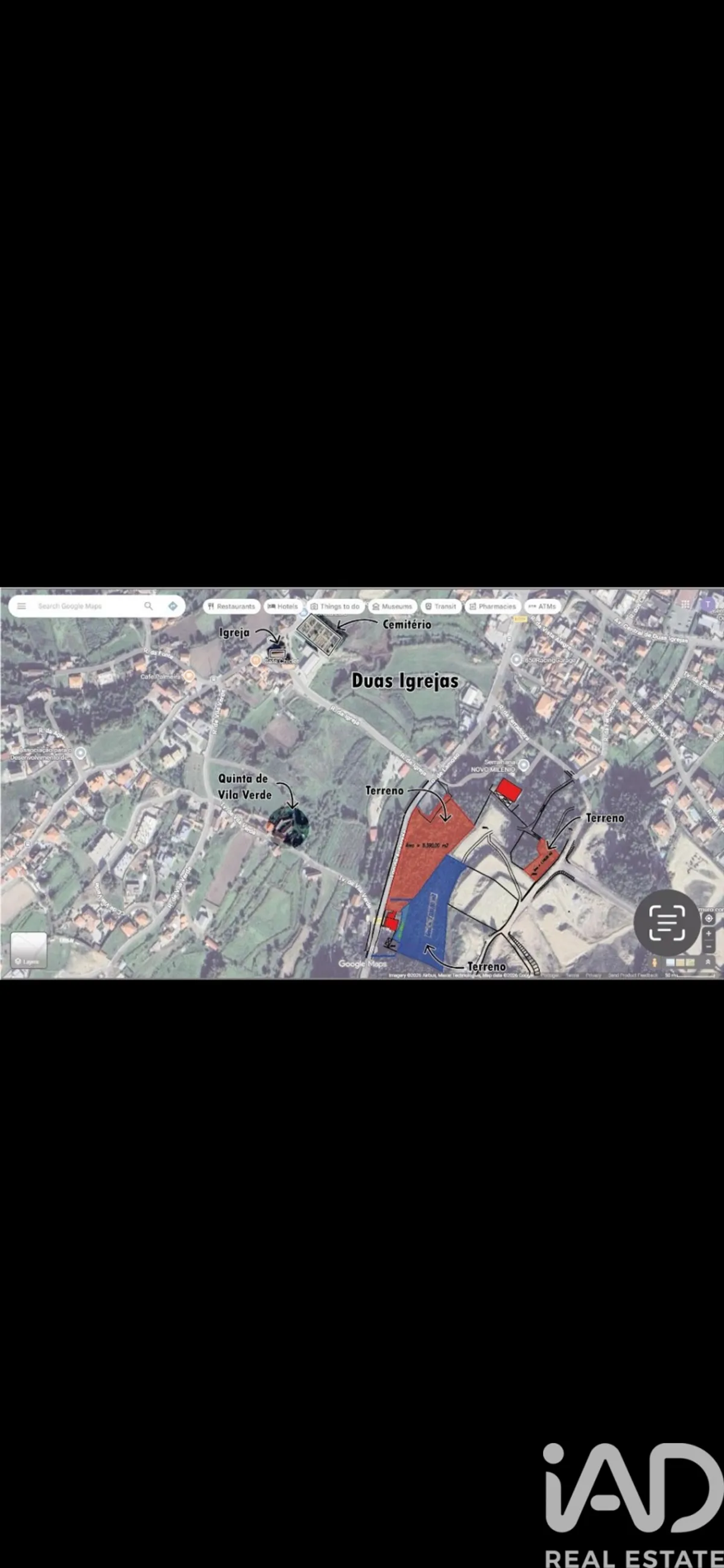 Terreno rústico de 17 000 m² em Duas Igrejas