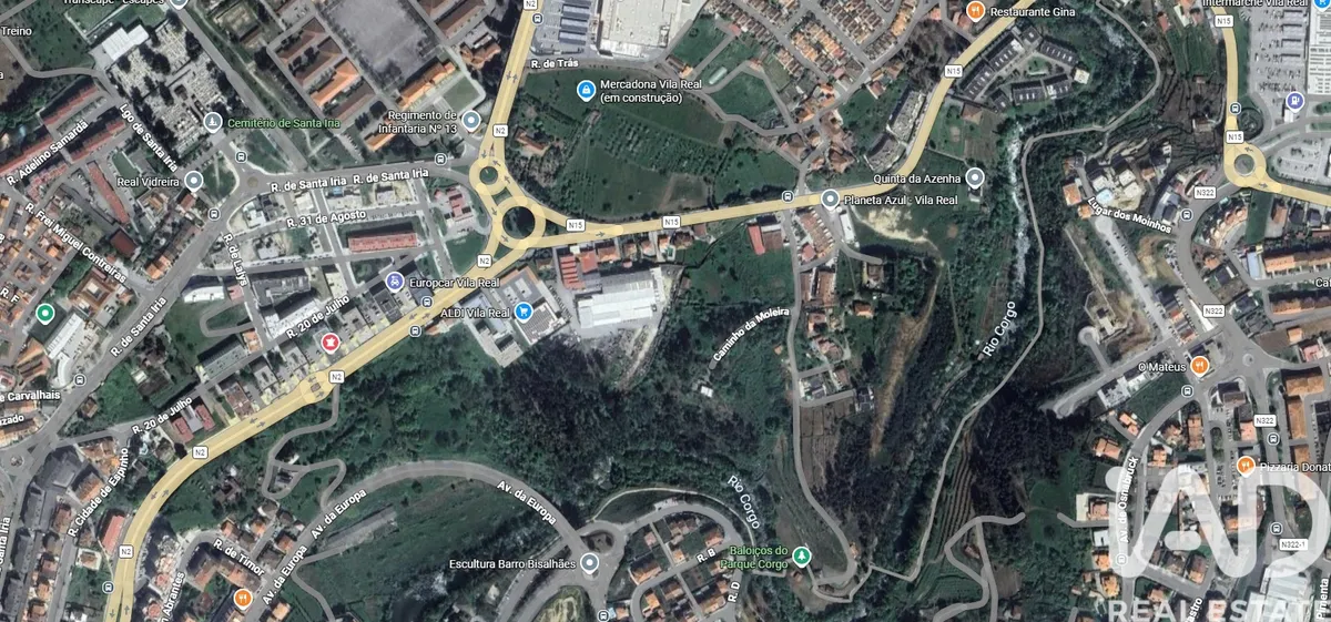 Terreno rústico de 7600 m² em Vila Real