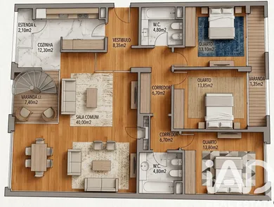 Penthouse T4 em Setúbal