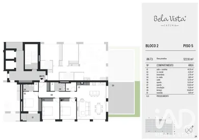 Apartamento T3 em Fátima
