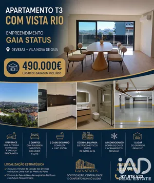 Apartment T3 in Vila Nova de Gaia