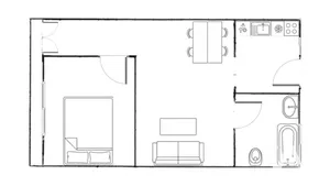 Apartamento T1 em Sesimbra