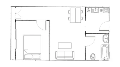 Apartamento T1 em Sesimbra