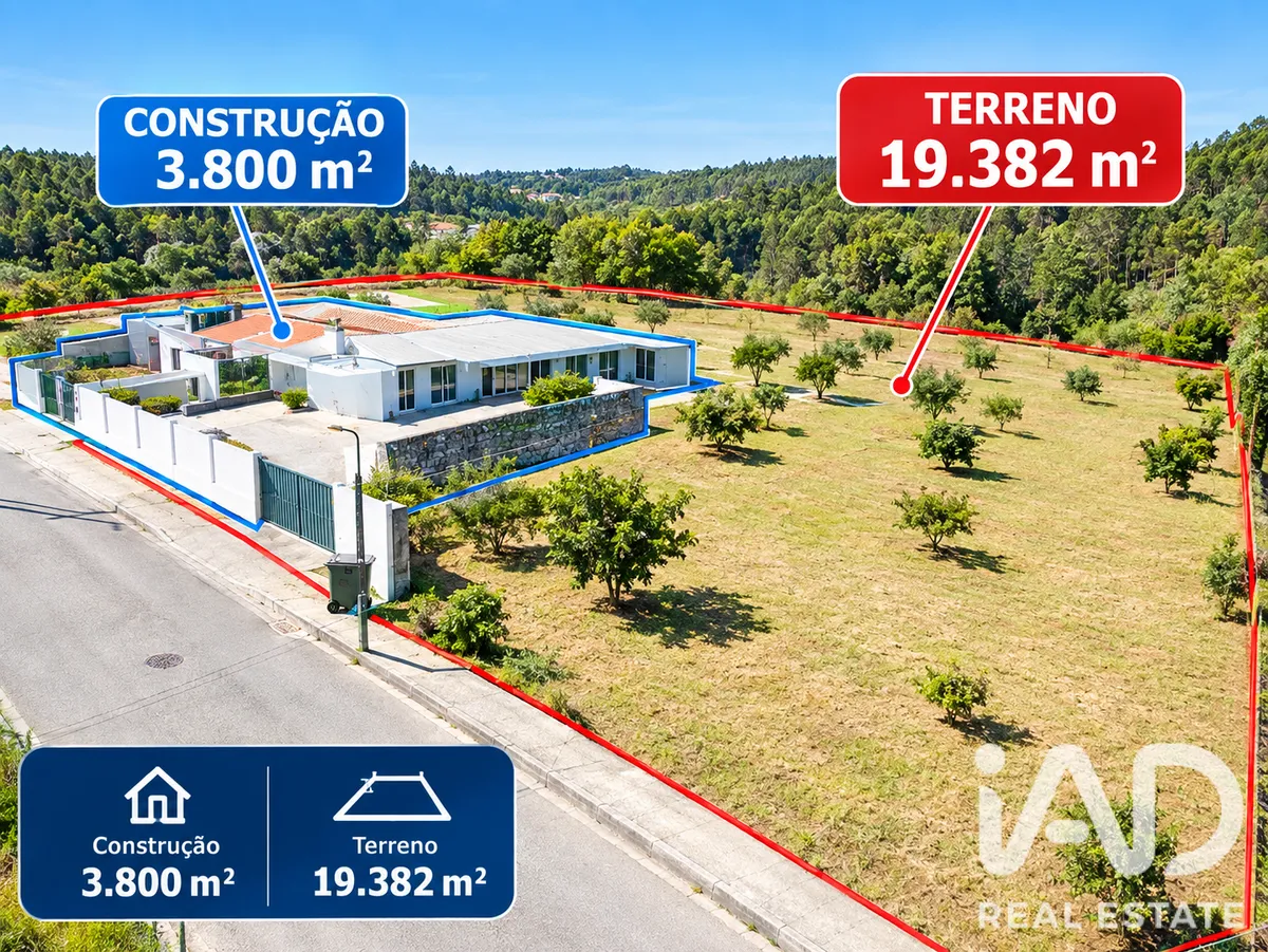 Terreno rústico de 19 382 m² em Vila Nova de Gaia