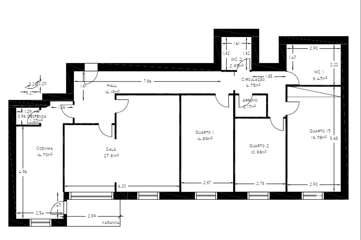 Apartamento 2 quartos de 124 m² em Caminha (Matriz) e Vilarelho