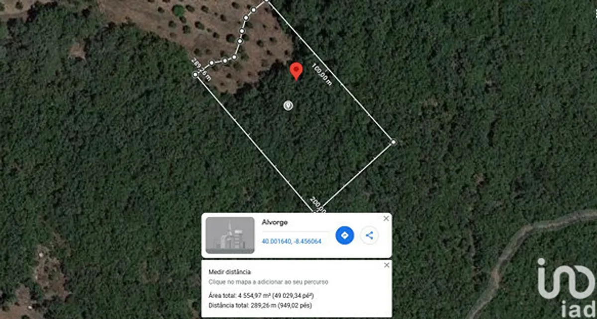 Terreno de 4550 m² em Alvorge