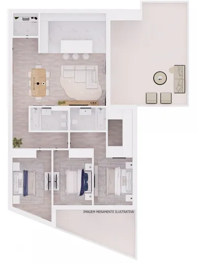 Fotografia 3 de Apartamento 3 quartos de 66 m² em Pombal