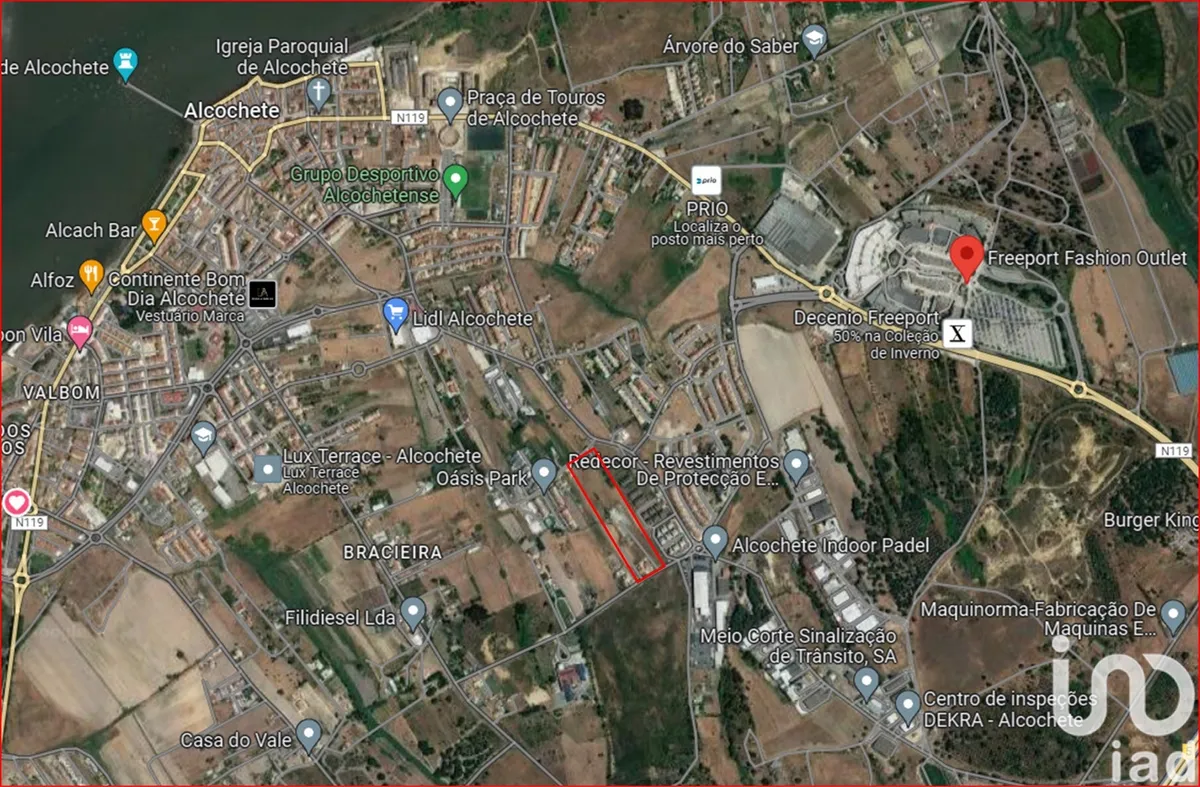 Terreno de 22 131 m² em Alcochete