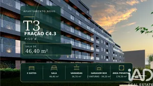 Apartment T3 in Gondomar (São Cosme), Valbom e Jovim