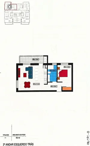 Appartement T1 à Avanca