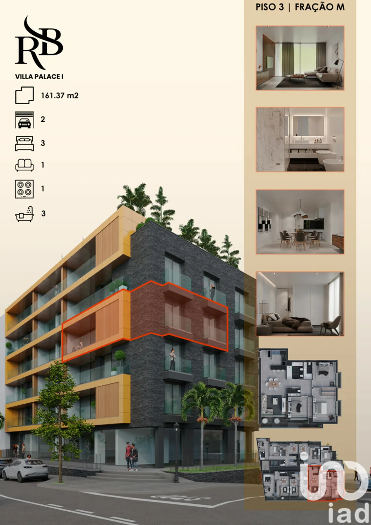 Apartamento 3 quartos de 136 m² em Ribeira Brava