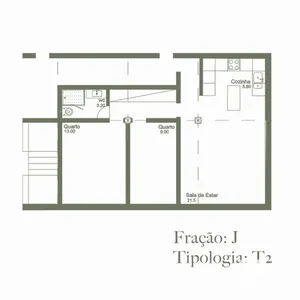 Apartamento T2 em Rio Tinto