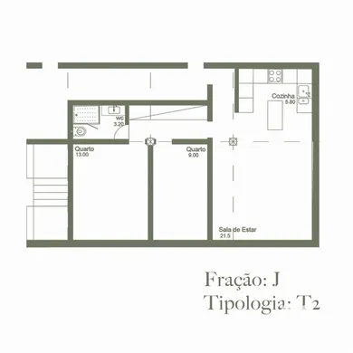 Apartamento T2 em Rio Tinto