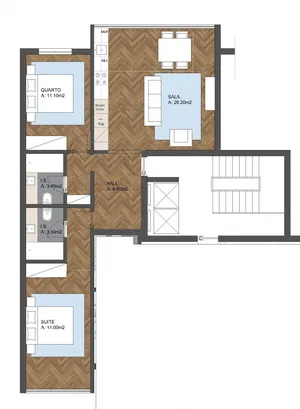 Apartamento T2 em Setúbal (São Julião, Nossa Senhora da Anunciada e Santa Maria da Graça)