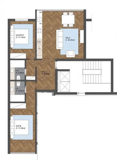 Appartement T2 à Setúbal (São Julião, Nossa Senhora da Anunciada e Santa Maria da Graça)