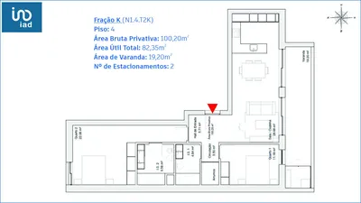 Fotografia 3 de Apartamento 2 quartos de 153 m² em Glória E Vera Cruz