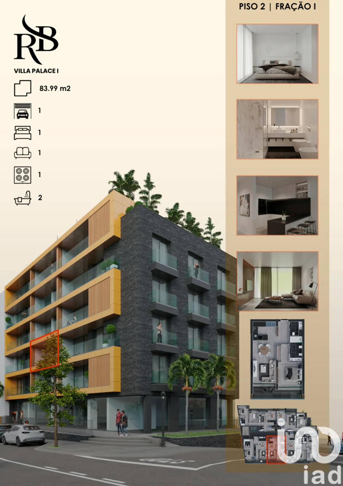 Apartamento 1 quarto de 71 m² em Ribeira Brava