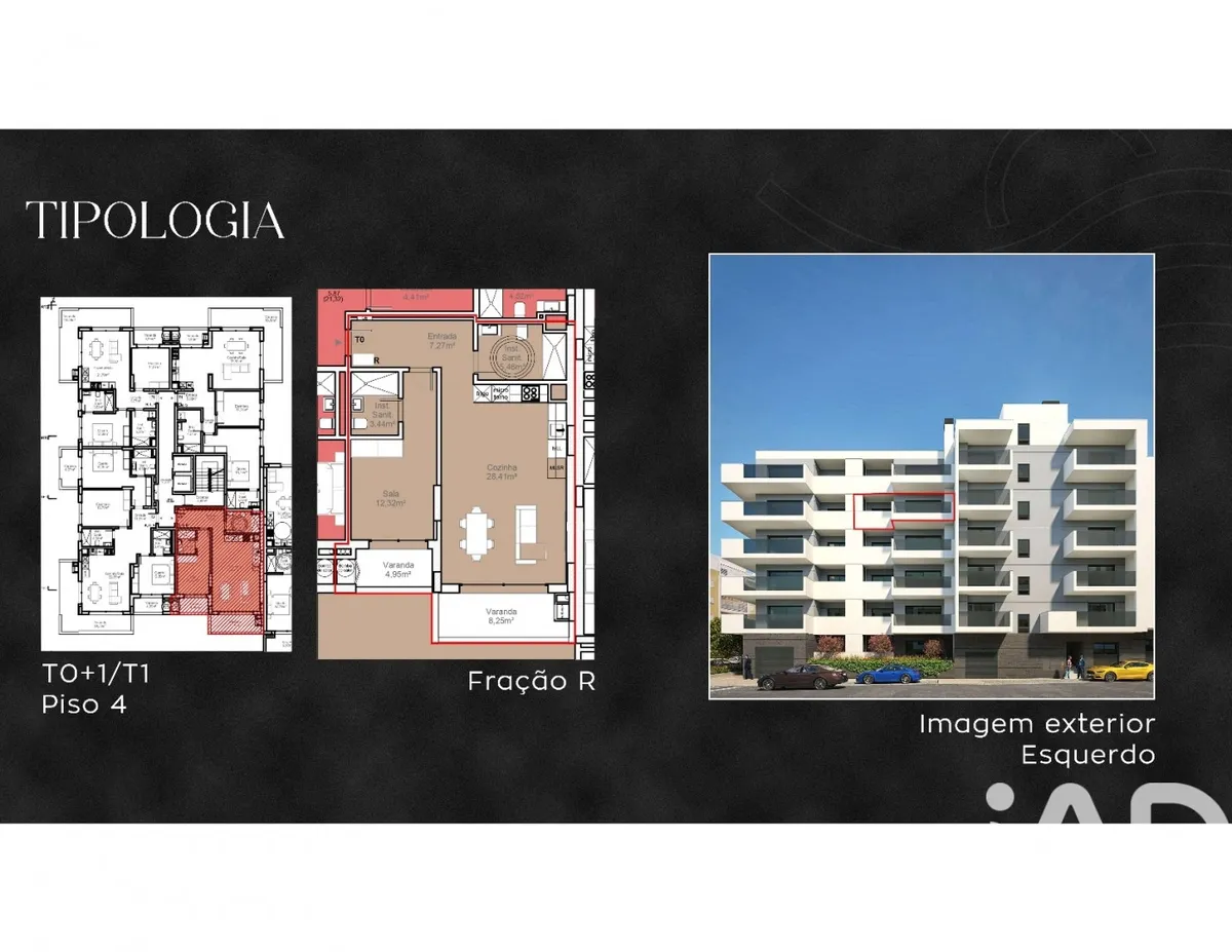 Apartamento 1 quarto de 81 m² em Armação de Pêra