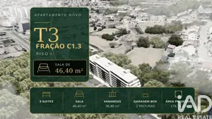 Apartment T3 in Gondomar (São Cosme), Valbom e Jovim
