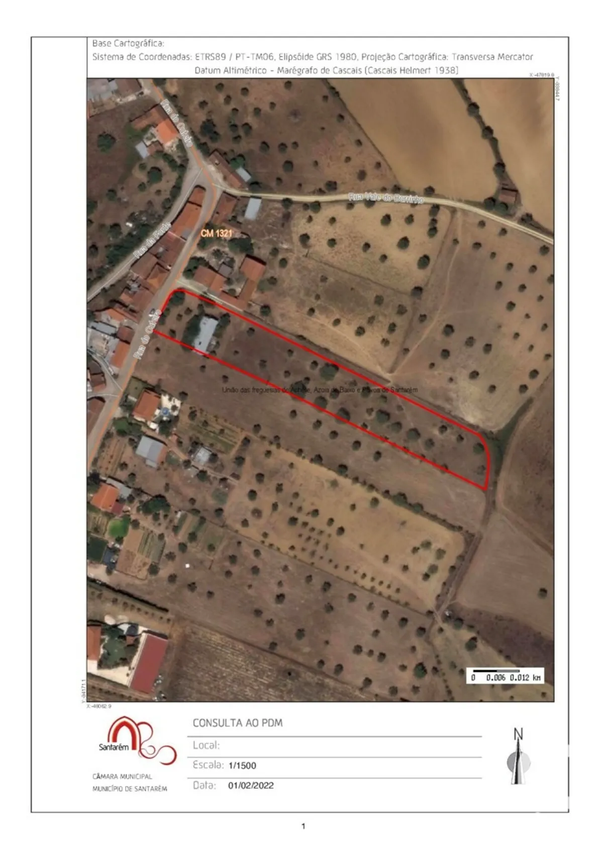 Terreno de 4920 m² em Achete, Azoia De Baixo e Póvoa de Santarém