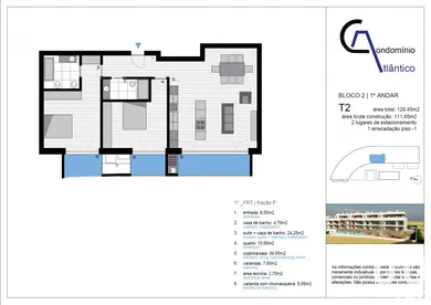 Apartamento T2 em Silveira
