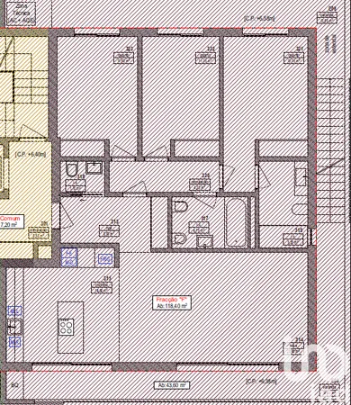 Appartement T3 à Mexilhoeira Grande