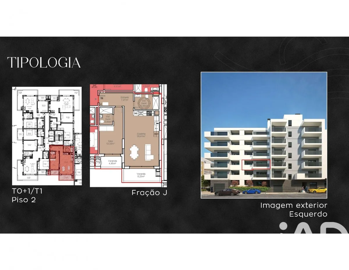 Apartamento 1 quarto de 81 m² em Armação de Pêra