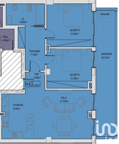 Apartamento T2 em Moncarapacho e Fuseta