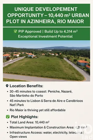 Terreno em Rio Maior