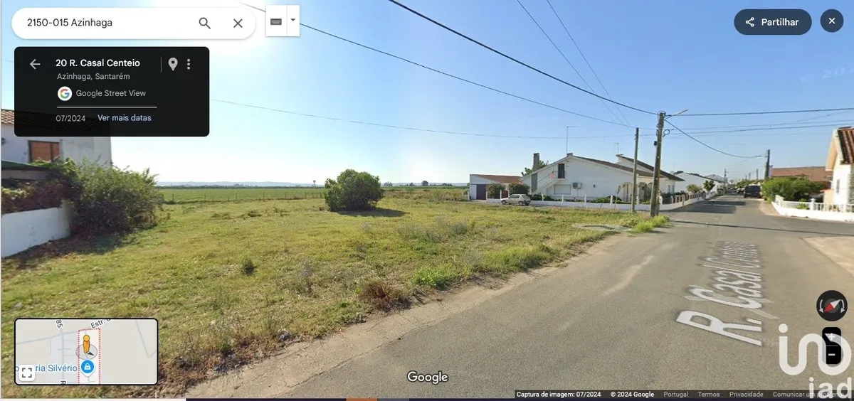 Terreno de 375 m² em Azinhaga