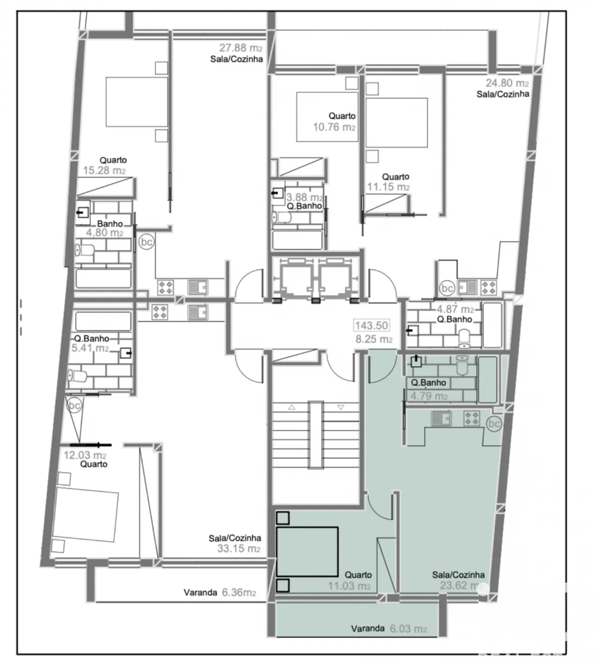Apartamento 2 quartos de 90 m² em Mafamude e Vilar do Paraíso