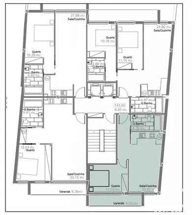 Apartamento T2 em Mafamude e Vilar do Paraíso