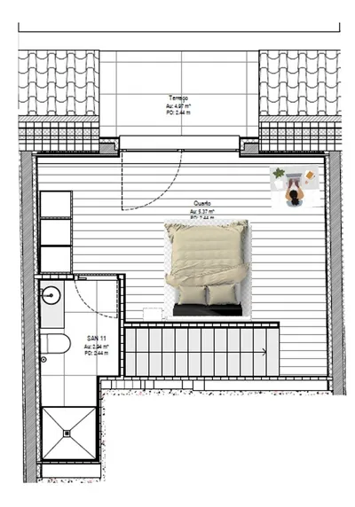 Fotografia 3 de Apartamento 1 quarto de 66 m² em Santa Marinha E São Pedro Da Afurada