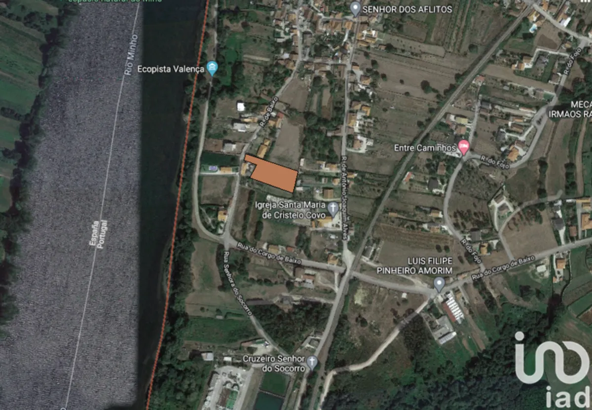 Terreno de 1920 m² em Valença, Cristelo Covo e Arão