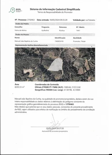 Terreno  em Guilhofrei