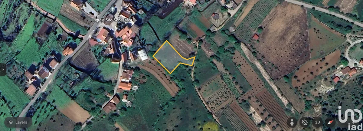 Terreno rústico de 1350 m² em São Miguel, Santa Eufémia e Rabaçal