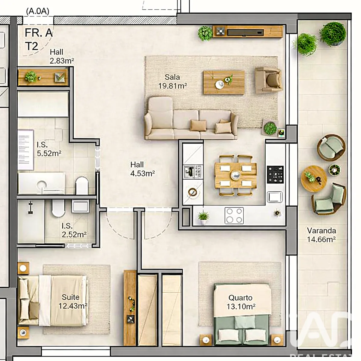 Apartamento 2 quartos de 100 m² em Leiria, Pousos, Barreira e Cortes