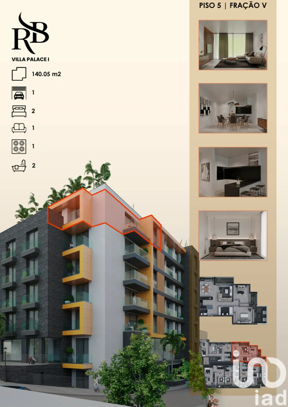 Apartamento 2 quartos de 127 m² em Ribeira Brava
