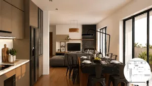 Apartment T2 in Atouguia da Baleia