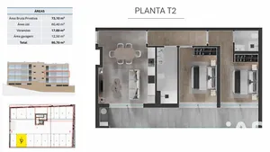 Apartamento T2 em Portimão
