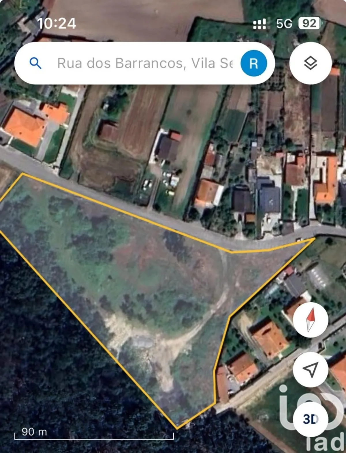 Terreno de 11 818 m² em Vila Seca