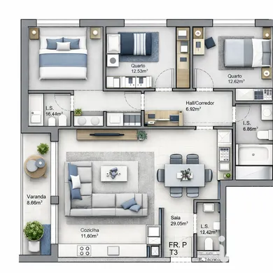 Appartement T3 à Leiria, Pousos, Barreira e Cortes